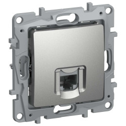 IEKETIKA Розетка компьютерная RJ45 категория 6 UTP 6724531 алюминий IEK