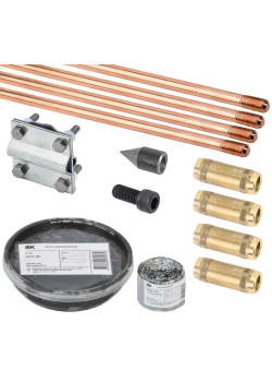 Комплект заземления 6/14 омедненная сталь IEK