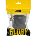 GLORY Выключатель 1-клавишный для открытой установки с индикацией 10А ВС20-1-1-ХСм сталь матовый IEK