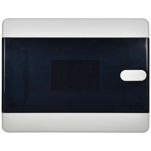 UNION Compact Корпус пластиковый ЩРВ-П-8 IP41 черная прозрачная дверь IEK