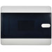 UNION Compact Корпус пластиковый ЩРВ-П-8 IP41 черная прозрачная дверь IEK