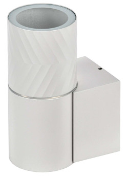 Светильник уличный 5107 настенный под лампу GU10 IP65 белый IEK