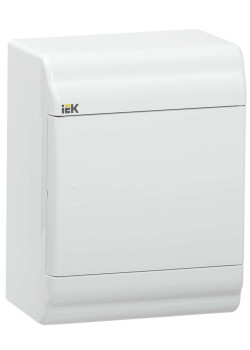 PRIME Корпус пластиковый ЩРН-П-4 модуля навесной белый/белая дверь IP41 IEK