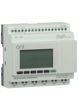 Микро ПЛК PLR-M. CPU DI12/DO06(R) 24В DC ONI