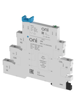 Реле интерфейсное ORK с розеткой 1 перекидной контакт 230В AC/DC ONI