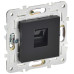 SKANDY Розетка компьютерная RJ45 кат.5E SK-K01Bl черный IEK