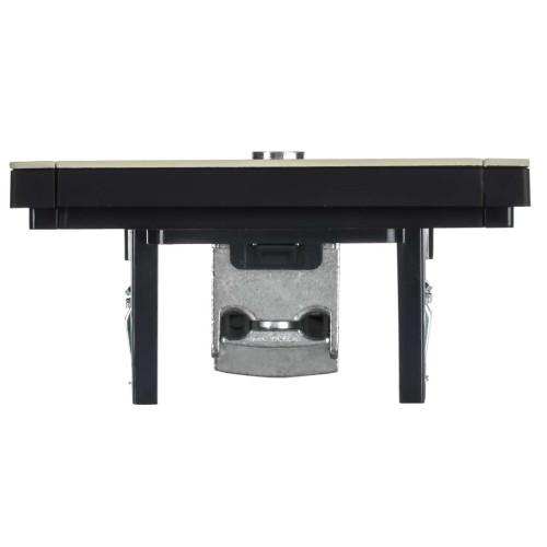 FORTE&PIANO Розетка TV проходная FP829M металл серый сланец IEK