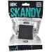 SKANDY Выключатель 1-клавишный 10А SK-V01G графит IEK