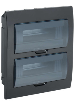 KREPTA 3 Корпус пластиковый ЩРВ-П-24 IP41 черный IEK