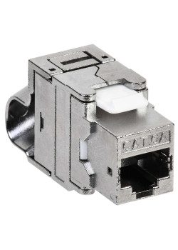 ITK Модуль Keystone Jack кат.6A STP без инструментальная заделка угловой 90град отвод кабеля