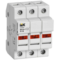 Предохранитель-разъединитель с индикацией ПР32 3P 10х38 32А KARAT IEK