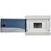 UNION Compact Корпус пластиковый ЩРВ-П-8 IP41 черная прозрачная дверь IEK