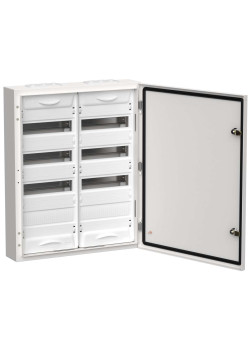 TITAN 5 Корпус металлический ЩРн-96 (2х48) 710х570х140мм IP54 белый (одна дверь) IEK