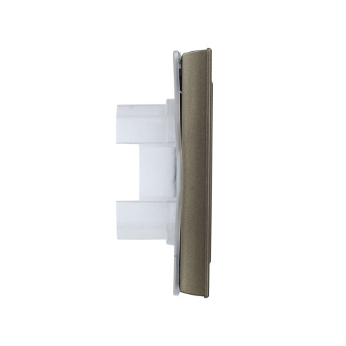 BRITE Рамка 1-местная IP44 РУ-1-БрШ-44 шампань IEK