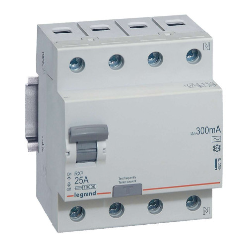 RX3 ВДТ 300мА 25А 4П AC