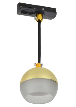 Светильник 4119 декоративный трековый подвесной под лампу GX53 золото IEK