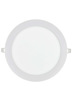 Светильник ДВО 1608 белый, круг LED 18Вт 6500 IP20 IEK