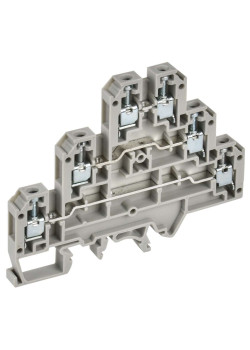 ARMAFIX Клемма винтовая CTS-ML 3 ур. 2,5мм2 серая IEK