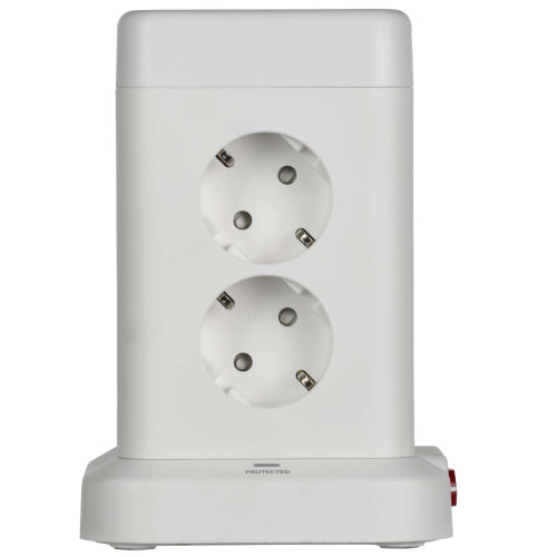 DOMINIC Удлинитель У08K 8 мест 2P+PE 1,5м 3х1,0мм2 16А/250В USB A+C 20Вт белый IEK DOMINIC Удлинитель У08K 8 мест 2P+PE 1,5м 3х1,0мм2 16А/250В USB A+C 20Вт белый IEK