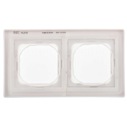 FLITE Рамка 2-местная IP55 Рпро-2-55-ФлБ белый IEK
