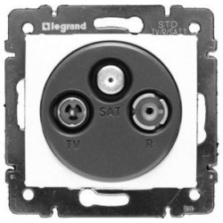 VALENA DIY Розетка TV-FM-SAT тип звезда белый