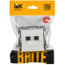 BRITE Розетка компьютерная двойная RJ45 кат.6 РК11-2-БрБ белый IEK