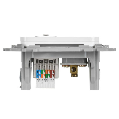 FLITE Выключатель 1-клавишный 10А ВС11-1-0-ФлХЛ холодный лед IEK