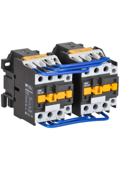 Контактор КМИ-23230 реверс 32А 230В/АС3 2NO IEK