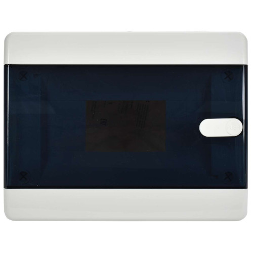 UNION Compact Корпус пластиковый ЩРН-П-8 IP41 черная прозрачная дверь IEK