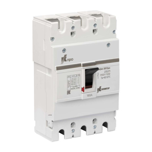 Выключатель автоматический ВА04-35Про 3P 160А Icu-25kA (250П) Контактор