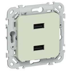 FLITE Розетка USB A+A 3,1А РЮ-2-ФлП панг IEK