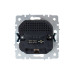 BRITE Розетка 1-местная с заземлением с защитными шторками 16А с USB A+C 18Вт РЮш11-1-БрКр бежевый IEK