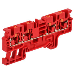 ARMAFIX Клемма пружинная Push In CP-MC 4 вывода 4мм2 красная IEK