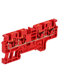 ARMAFIX Клемма пружинная Push In CP-MC 4 вывода 4мм2 красная IEK