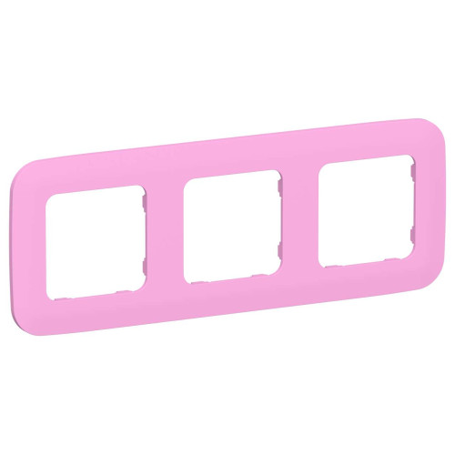FLITE Рамка 3-местная РУ-3-А-ФлПр пурпурный IEK