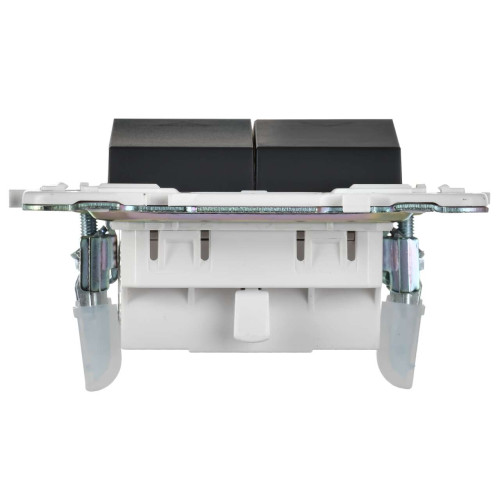 SKANDY Выключатель жалюзи 10А SK-V12Bl черный IEK