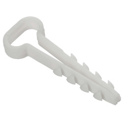 Дюбель-хомут 11-18мм для круглого кабеля нейлон черный (100шт/упак) GENERICA