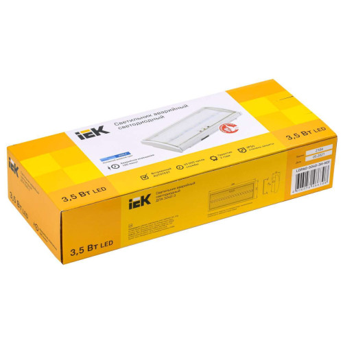 Светильник аварийный ДПА 5040-3 постоянный 3ч IP54 IEK