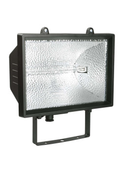 Прожектор галогенный ИО1000 IP54 черный IEK