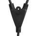 Прожектор светодиодный СДО 06-2x50Ш штатив 6500К IP65 черный IEK