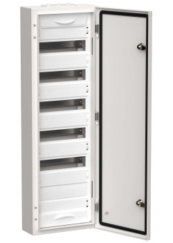 TITAN 5 Корпус металлический ЩРн-72 (1х72) 960х310х140мм IP54 белый (одна дверь) IEK