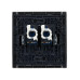 FORTE&PIANO Розетка компьютерная двойная RJ45 кат.6 FP534 сталь IEK