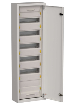 TITAN 5 Корпус металлический ЩРн-72 (1х72) 960х310х140мм IP31 серый (одна дверь) IEK