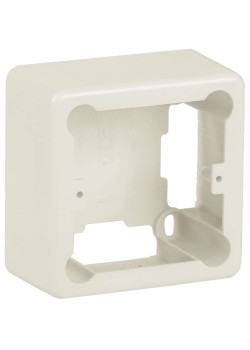 ELECOR Коробка универсальная КМКУ 85х85х42мм неразборная слоновая кость IEK