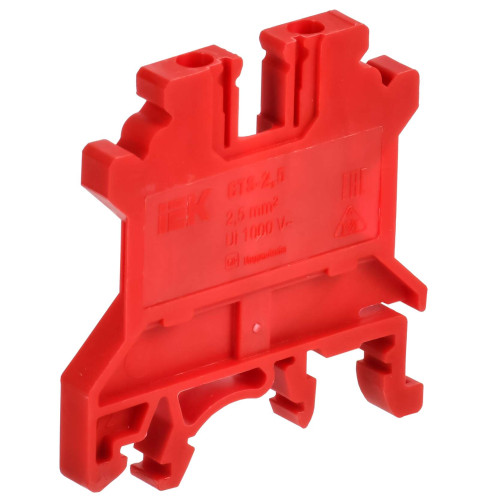 ARMAFIX Клемма винтовая CTS 2,5мм2 красная IEK ARMAFIX Клемма винтовая CTS 2,5мм2 красная IEK