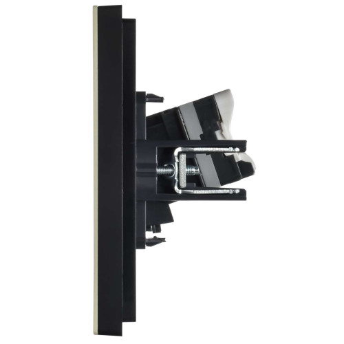 FORTE&PIANO Розетка компьютерная RJ45 кат.5E FP832M металл серый сланец IEK