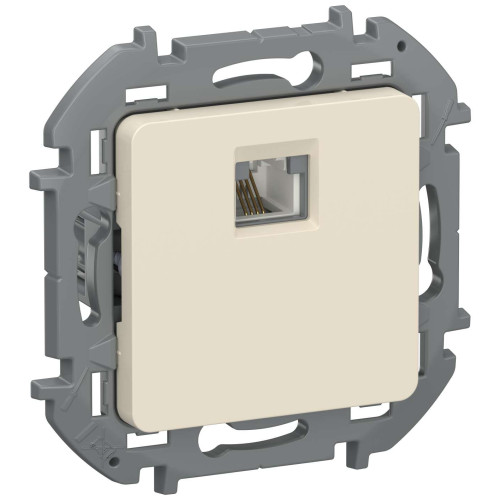 IEKINSPIRIA Розетка телефонная RJ11 6738211 слоновая кость IEK