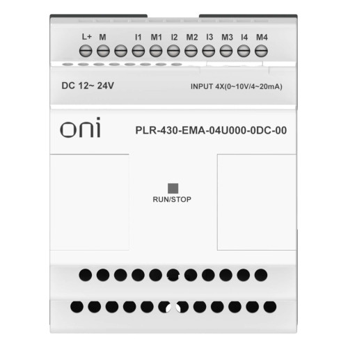 ПЛК 430 Модуль расширения входов выходов 4 UI (0-20 мА/0-10 В) 24В DC ONI