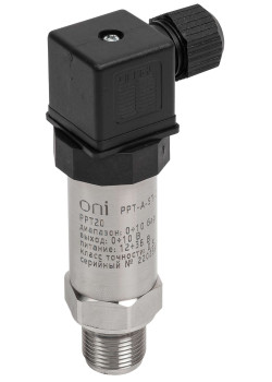 Преобразователь абсолютного давления PPT20 0,5% 0-10Бар 0-10В M20 DIN43650 ONI