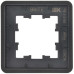 BRITE Рамка 1-местная РУ-1-1-Бр металл черный RE IEK